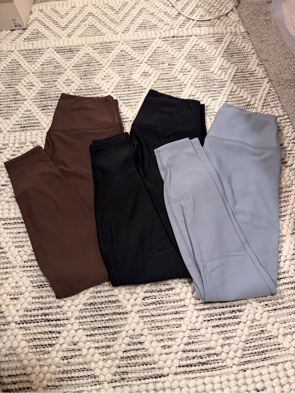 Bundle of 3! 28 inch CRZ yoga leggings, fleece lined